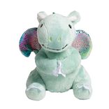 Peluche dragon bleu 15x15xH19cm