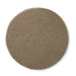 Galette de chaise en tissu bouclette vert olive &Oslash;38 cm