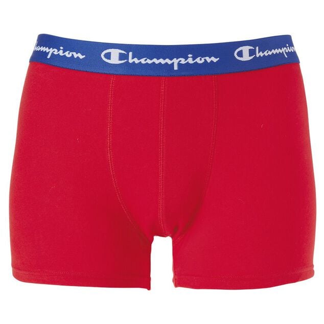 Boxer homme Champion bleu et rouge x2