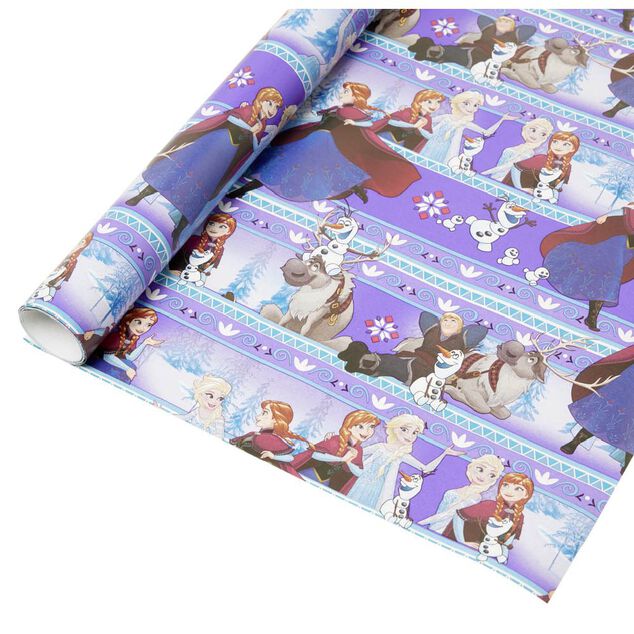 Papier cadeau La Reine des Neiges