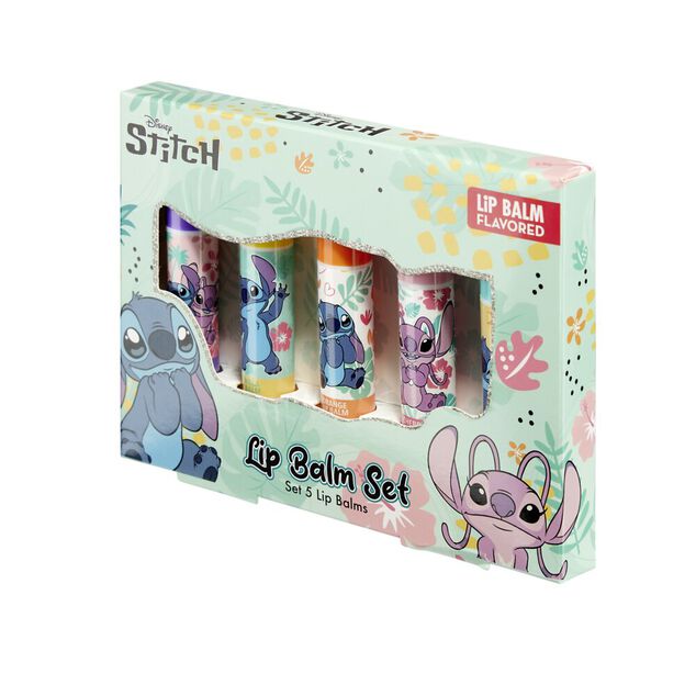 Coffret baume à lèvres Stitch 5x4gr