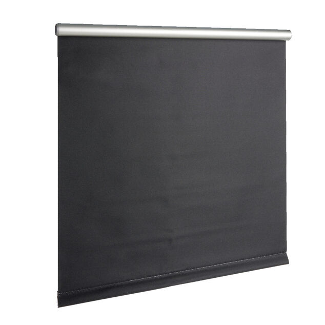 Store enrouleur avec ou sans per&ccedil;age occultant noir 45.5x160cm
