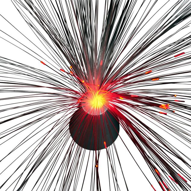 Lampe fibre optique changement de couleur Ø7,7xH34cm