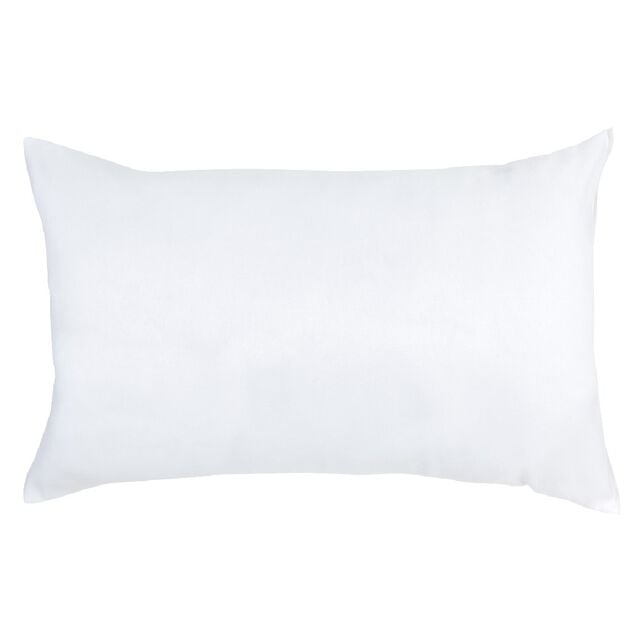 Oreiller moelleux anti acariens polyester blanc 45x70 cm