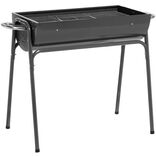 Barbecue &agrave; charbon acier Gordon 61x102xH86cm