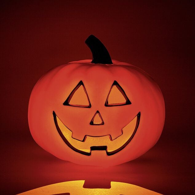 T&ecirc;te de citrouille LED d&eacute;coration Halloween
