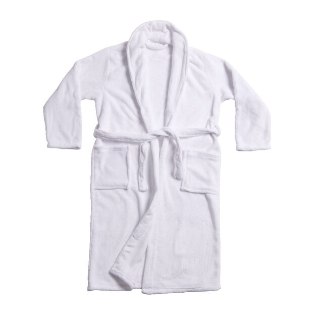 Peignoir mixte flanelle et polyester