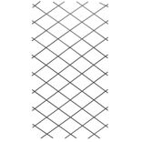 Treillis extensible PVC gris 200x100 cm