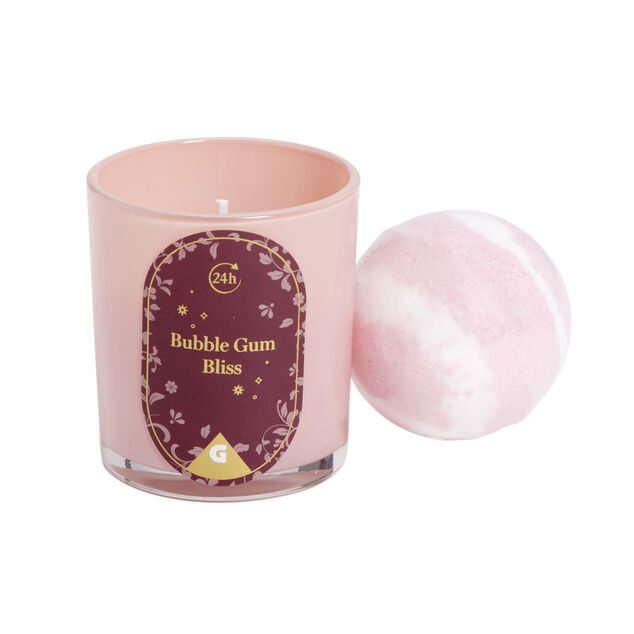 Coffret bougie x1 et bombe de bain x1 - 3 mod&egrave;les