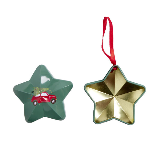 Bo&icirc;te cadeau alimentaire No&euml;l &agrave; suspendre (3 mod&egrave;les)