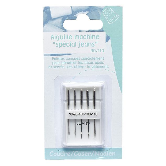 Aiguille machine sp&eacute;ciale jeans