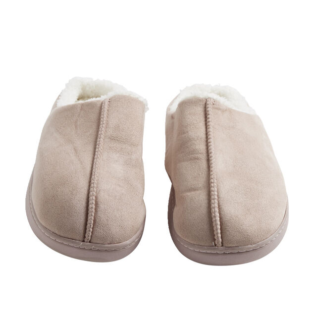 Chaussons mules unisexe gris fourr&eacute;es T36 &agrave; T45