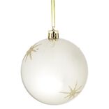 Boule de No&euml;l motif &eacute;tincelle &Oslash;8cm (3 mod&egrave;les)