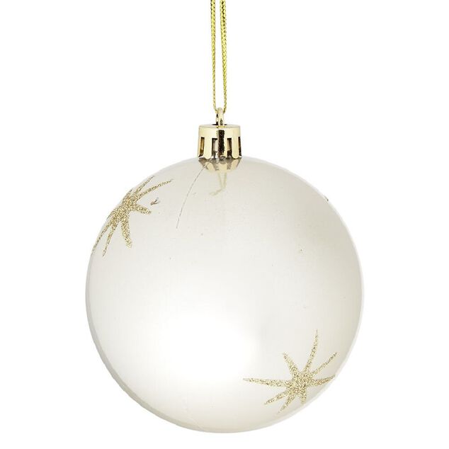 Boule de No&euml;l motif &eacute;tincelle &Oslash;8cm (3 mod&egrave;les)