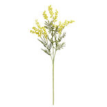 Tige mimosa jaune artificielle H70cm