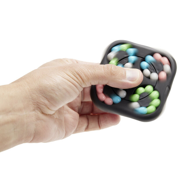 Jeu de casse t&ecirc;te avec perles 4 couleurs 10x10cm