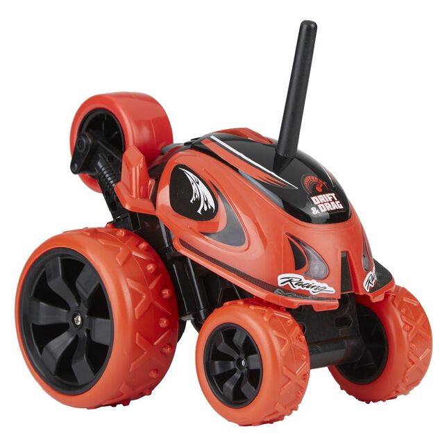 Voiture radiocommand&eacute;e Drago 360&deg; lumineuse noir rouge