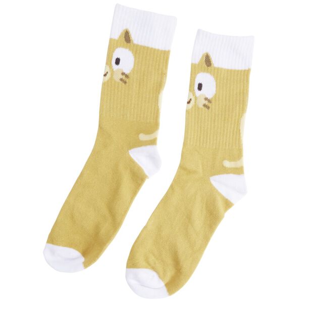 Mug céramique avec chaussettes coton motif animaux kawaii T36/40 (2 modèles)