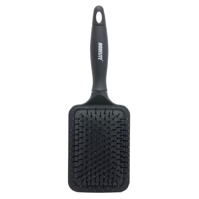 Brosse pneumatique large picots perl&eacute;s pvc noir