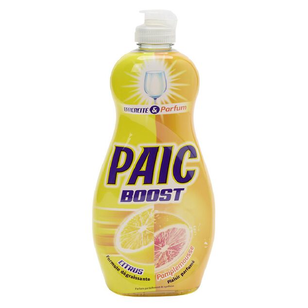 Liquide vaisselle Paic boost 500 ml citrus et pamplemousse