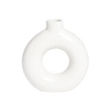 Vase c&eacute;ramique noir H15cm