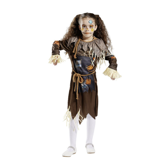 D&eacute;guisement enfant &eacute;pouvantail robe et ceinture 7/10 ans
