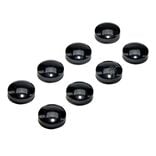 Aimant plastique noir x8