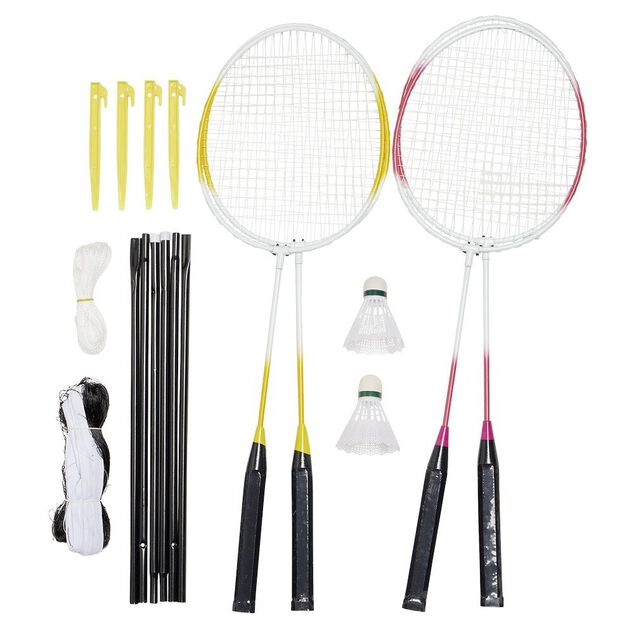 Set de badminton 4 personnes avec filet