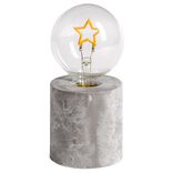 Ampoule d&eacute;co LED sur socle &eacute;toile