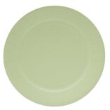 Lot de 10 assiettes en carton &Oslash;23cm vert olive