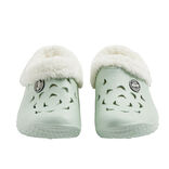 Sabots Hipps enfant fourr&eacute;s bleu azur 30/31