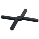 Dessous de plat extensible en silicone noir