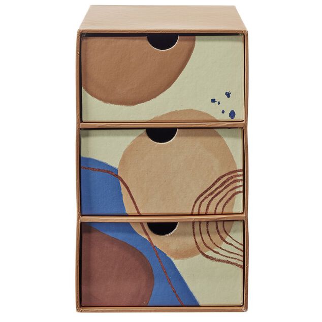 Mini boîte de rangement 3 tiroirs