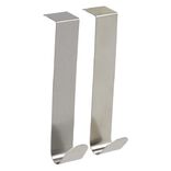 Pat&egrave;re de porte en inox X2