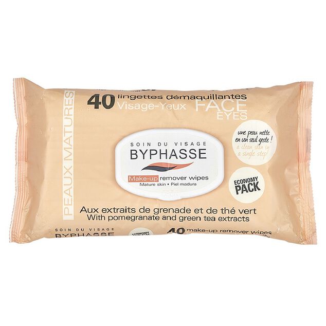 Lingette d&eacute;maquillante x40 peaux matures