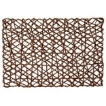 Set de table rectangulaire filaire marron