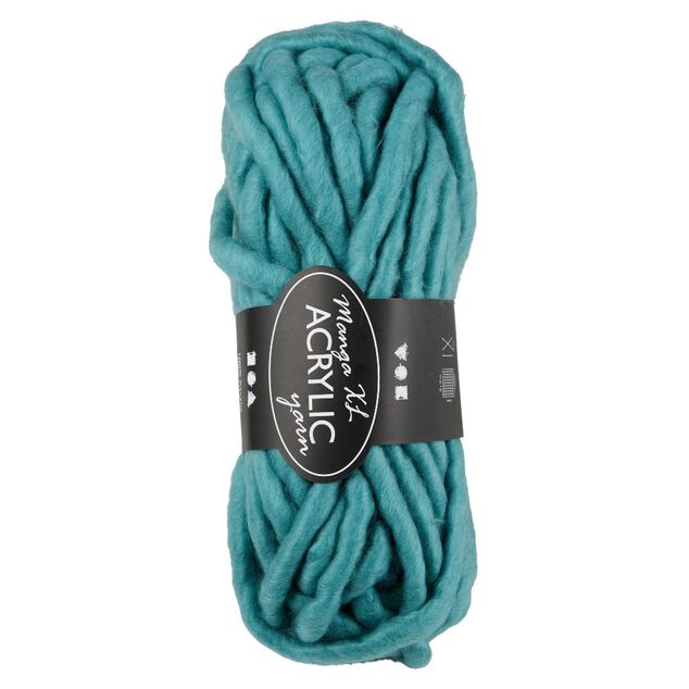 Pelote de laine 200g 17M turquoise