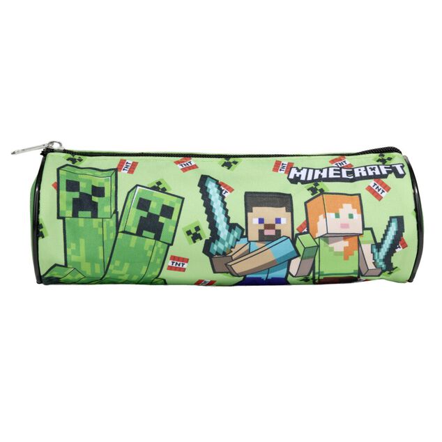 Trousse Minecraft verte &Oslash;8xL23cm