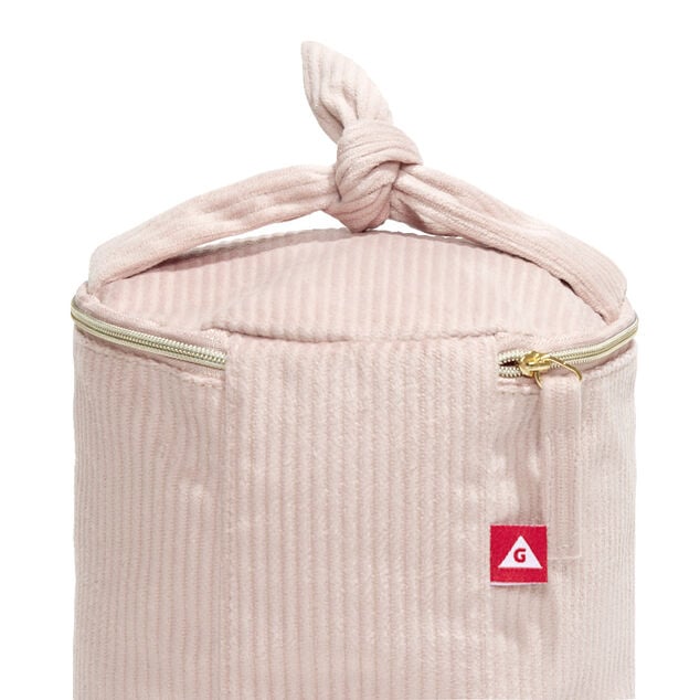 Trousse cosm&eacute;tique rose 15x25xH3cm