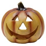 D&eacute;co Halloween citrouille souriante &agrave; poser orange