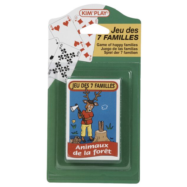 Jeu de cartes Les 7 familles