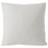 Housse de coussin polyester 40x40cm blanc