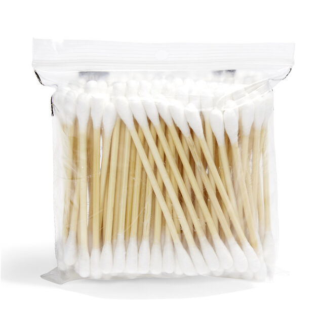 Lot de 100 coton-tiges en bambou et coton