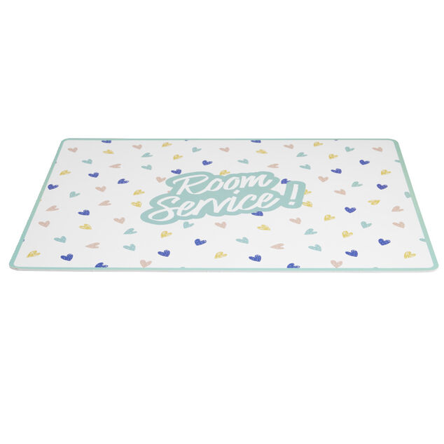Tapis repose gamelle animaux Room Service plastique 32x43cm