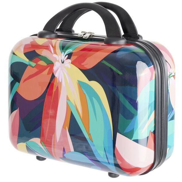 Vanity 10L motif floral tropical 31x16xH23,5cm