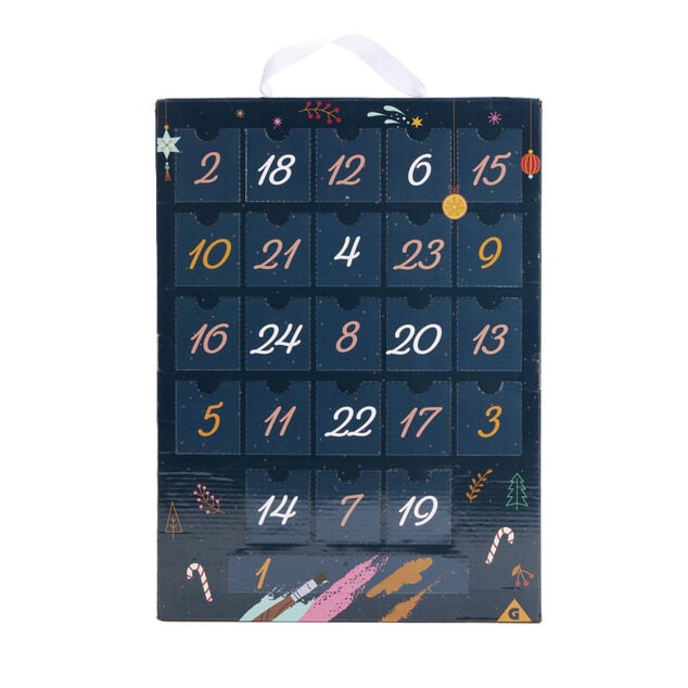 Calendrier de l'avent suspension &agrave; peindre