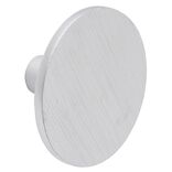 Pat&egrave;re simple 8,5cm gris argent&eacute;