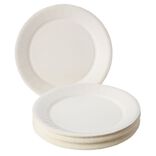 Lot de 50 assiettes en carton blanc &Oslash;23 cm