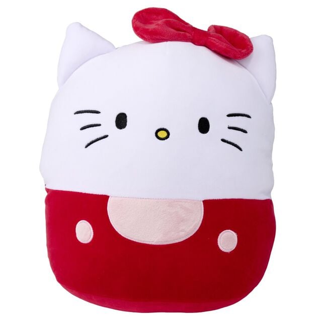 Coussin peluche squishy Hello Kitty H32cm (2 mod&egrave;les)