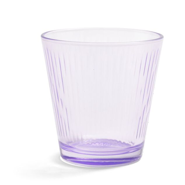 Lot de 4 gobelets en verre Nora color&eacute; transparent 25,5cl